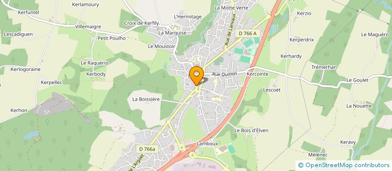 localisation de l'entreprise MONSIEUR FABRICE DOARE à ELVEN