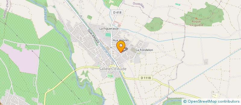 localisation de l'entreprise MONSIEUR FABRICE DODINET à SALLELES-D'AUDE