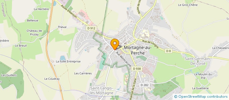 localisation de l'entreprise MONSIEUR FABRICE DOLEANS à MORTAGNE-AU-PERCHE