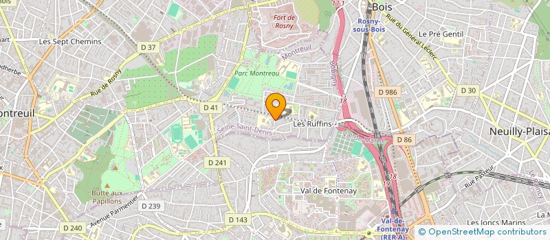 localisation de l'entreprise MONSIEUR FABRICE DOLLOIS à MONTREUIL