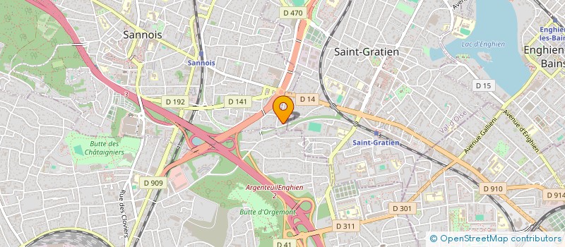 localisation de l'entreprise MONSIEUR FABRICE DOMEAU  SANNOIS