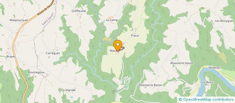 localisation de l'entreprise MONSIEUR FABRICE DOMERGUE  ALMONT-LES-JUNIES