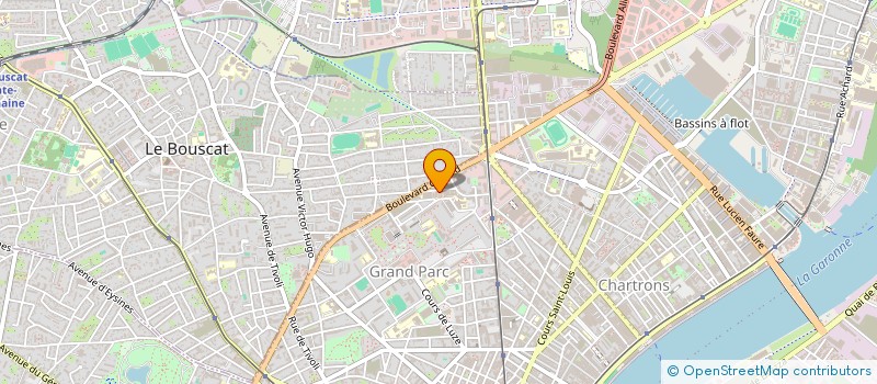 localisation de l'entreprise MONSIEUR FABRICE DONCK  BORDEAUX