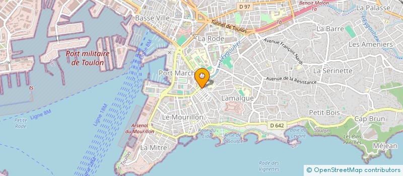 localisation de l'entreprise MONSIEUR FABRICE DONI  TOULON