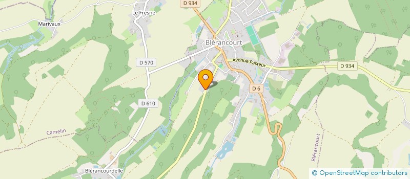 localisation de l'entreprise MONSIEUR FABRICE DONNEZ  BLERANCOURT