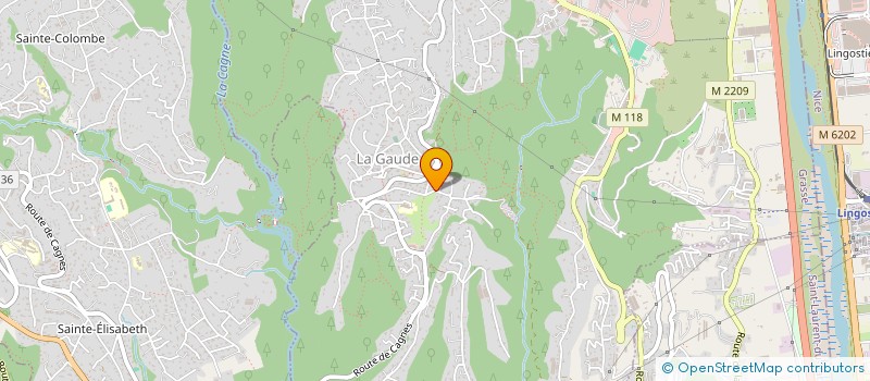 localisation de l'entreprise MONSIEUR FABRICE DOR  LA GAUDE