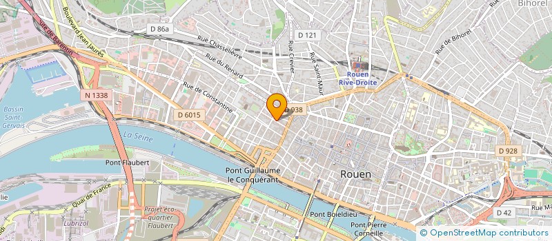 localisation de l'entreprise MONSIEUR FABRICE DOUARIN à ROUEN