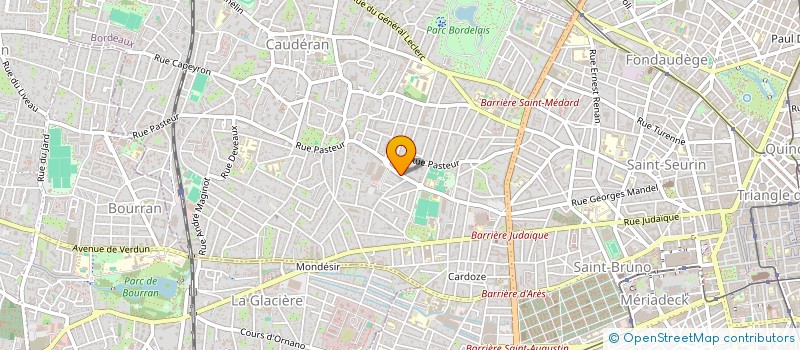 localisation de l'entreprise MONSIEUR FABRICE DOUET à BORDEAUX