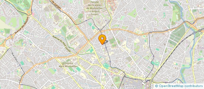 localisation de l'entreprise MONSIEUR FABRICE DOUTRE à MONTPELLIER