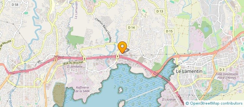 localisation de l'entreprise MONSIEUR FABRICE DRAI  LE LAMENTIN