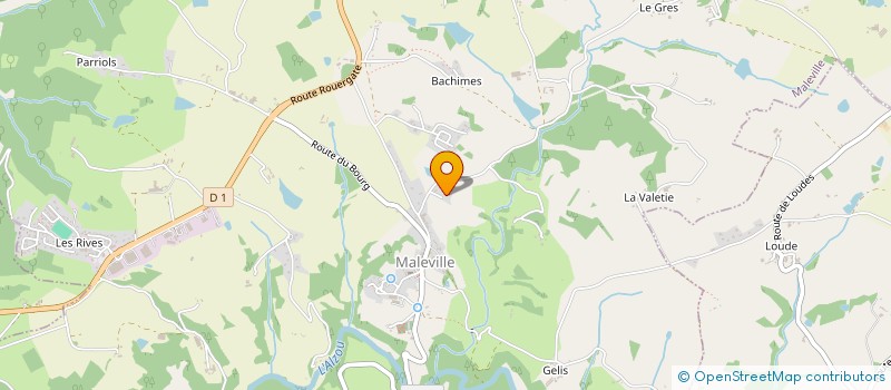 localisation de l'entreprise MONSIEUR FABRICE DROB  MALEVILLE