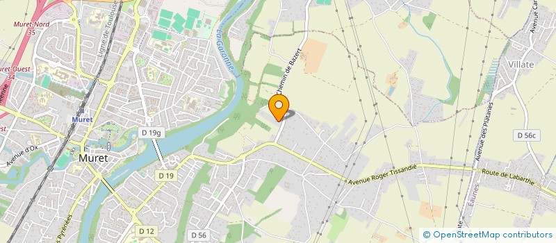 localisation de l'entreprise MONSIEUR FABRICE DROUET  MURET