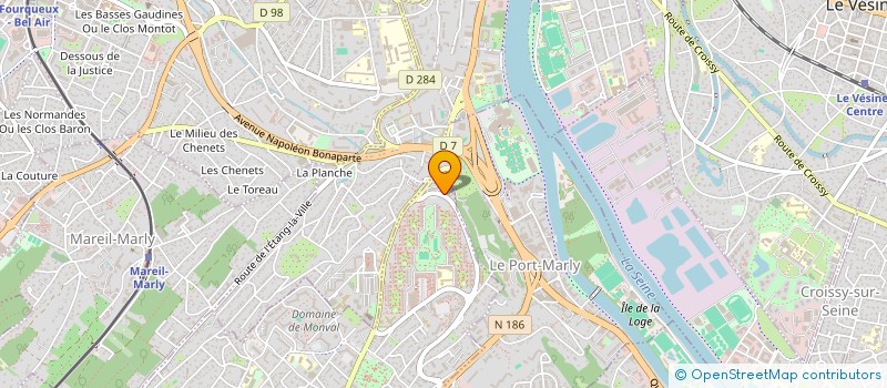 localisation de l'entreprise MONSIEUR FABRICE DUBOIS à MARLY-LE-ROI