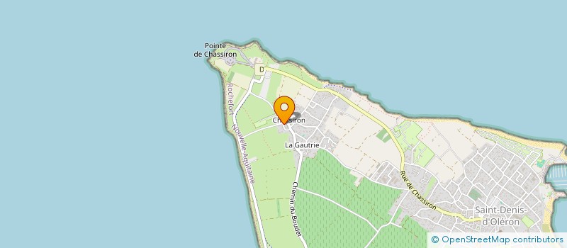 localisation de l'entreprise MONSIEUR FABRICE DUBREUIL  SAINT-DENIS-D'OLERON