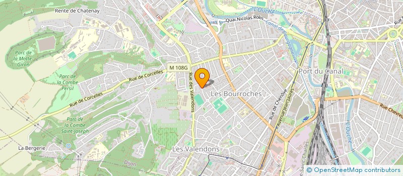 localisation de l'entreprise MONSIEUR FABRICE DUBUISSON à DIJON