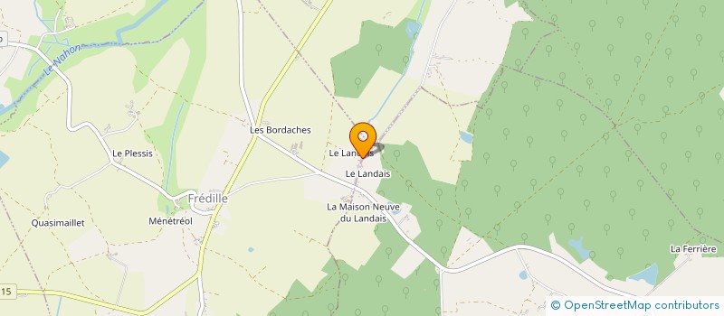 localisation de l'entreprise MONSIEUR FABRICE DUCHAIGNE à FREDILLE