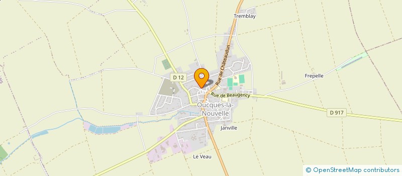 localisation de l'entreprise MONSIEUR FABRICE DUCHAILLE  OUCQUES LA NOUVELLE