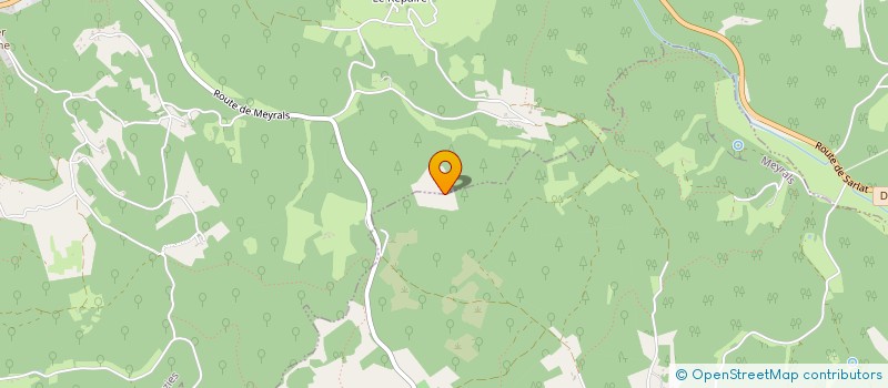 localisation de l'entreprise MONSIEUR FABRICE DUFEUTRELLE  MEYRALS