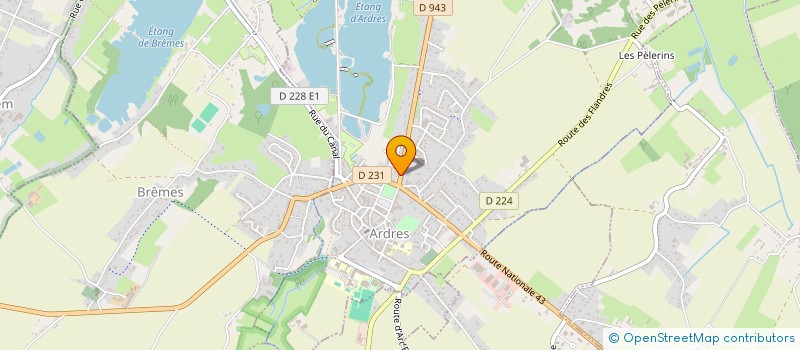 localisation de l'entreprise MONSIEUR FABRICE DUFOSSE  ARDRES