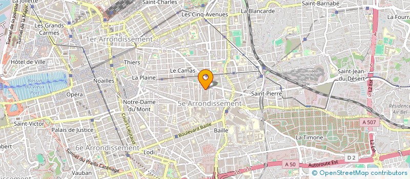 localisation de l'entreprise MONSIEUR FABRICE DUFOUR à MARSEILLE
