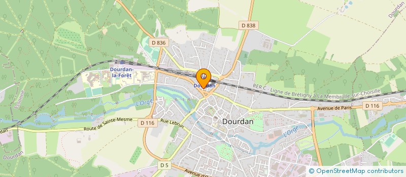 localisation de l'entreprise MONSIEUR FABRICE DUHAMEL à DOURDAN