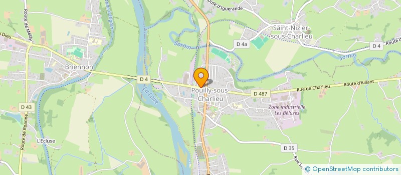 localisation de l'entreprise MONSIEUR FABRICE DUMAS  POUILLY-SOUS-CHARLIEU