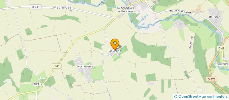 localisation de l'entreprise MONSIEUR FABRICE DUMEZ  MECRINGES