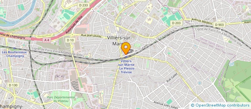 localisation de l'entreprise MONSIEUR FABRICE DUMONT à VILLIERS-SUR-MARNE