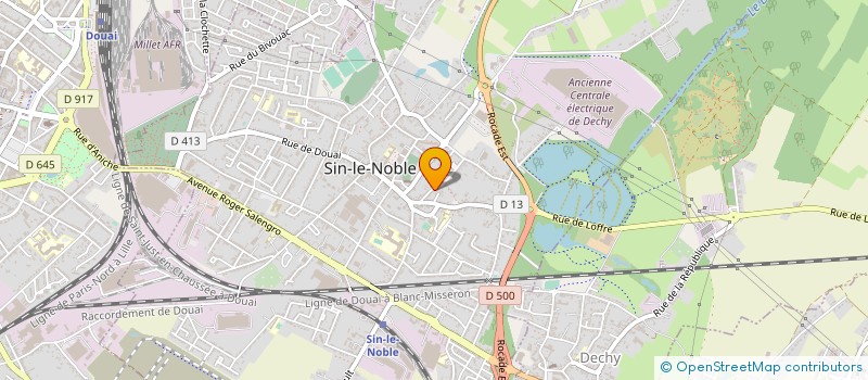 localisation de l'entreprise MONSIEUR FABRICE DUMONT  SIN-LE-NOBLE