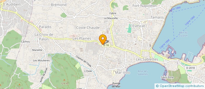 localisation de l'entreprise MONSIEUR FABRICE DUPERIER  LA SEYNE-SUR-MER