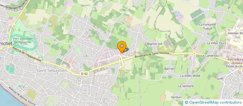 localisation de l'entreprise MONSIEUR FABRICE DUPONT  PORNICHET