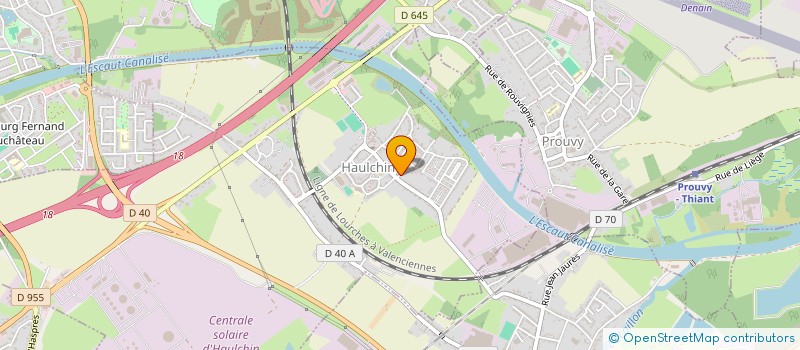 localisation de l'entreprise MONSIEUR FABRICE DUPONT  HAULCHIN