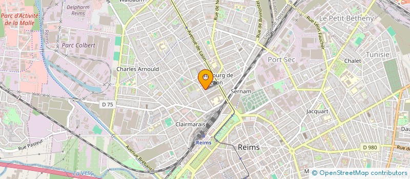 localisation de l'entreprise MONSIEUR FABRICE DUPONT  REIMS
