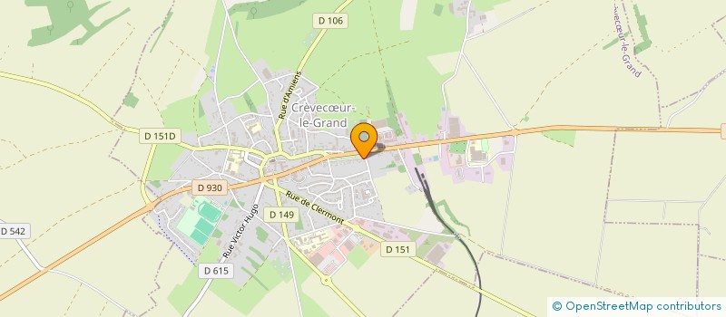 localisation de l'entreprise MONSIEUR FABRICE DUPORT  CREVECUR-LE-GRAND