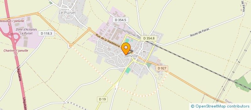 localisation de l'entreprise MONSIEUR FABRICE DUPRE à SANTILLY