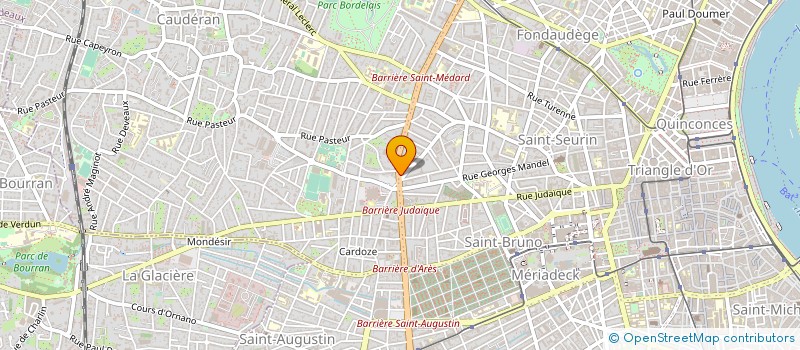 localisation de l'entreprise MONSIEUR FABRICE DUPUY à BORDEAUX