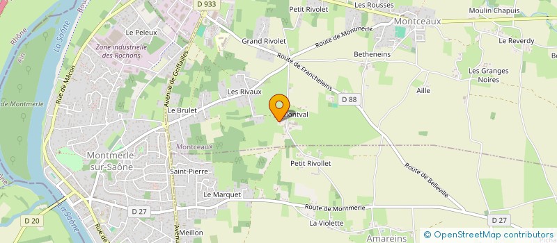 localisation de l'entreprise MONSIEUR FABRICE DURAND  MONTCEAUX