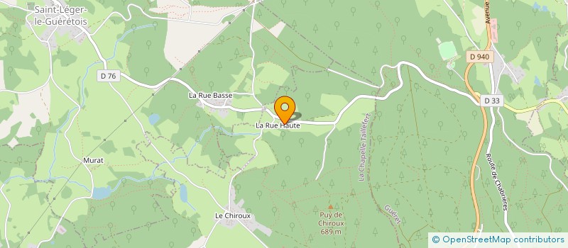 localisation de l'entreprise MONSIEUR FABRICE DURIS à LA CHAPELLE-TAILLEFERT