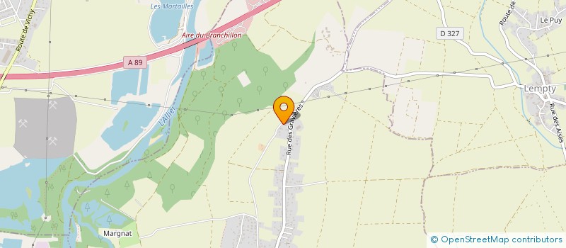 localisation de l'entreprise MONSIEUR FABRICE DUTHEIL  BEAUREGARD-L'EVEQUE