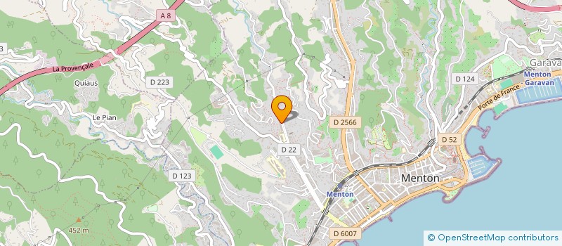 localisation de l'entreprise MONSIEUR FABRICE DUTRIEUX-QUEILLE à ROQUEBRUNE CAP MARTIN