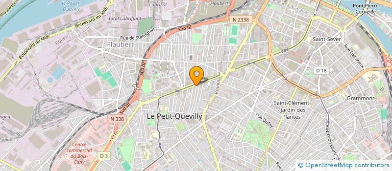 localisation de l'entreprise MONSIEUR FABRICE DUVAL à ROUEN