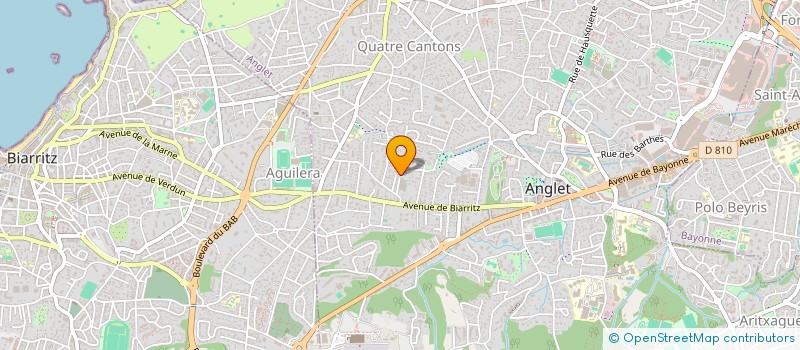 localisation de l'entreprise MONSIEUR FABRICE DUVIAU  ANGLET