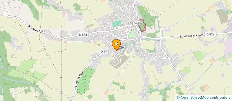 localisation de l'entreprise MONSIEUR FABRICE DUVILLE  MERVILLE