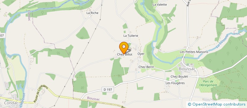 localisation de l'entreprise MONSIEUR FABRICE EPINOUX à BIOUSSAC