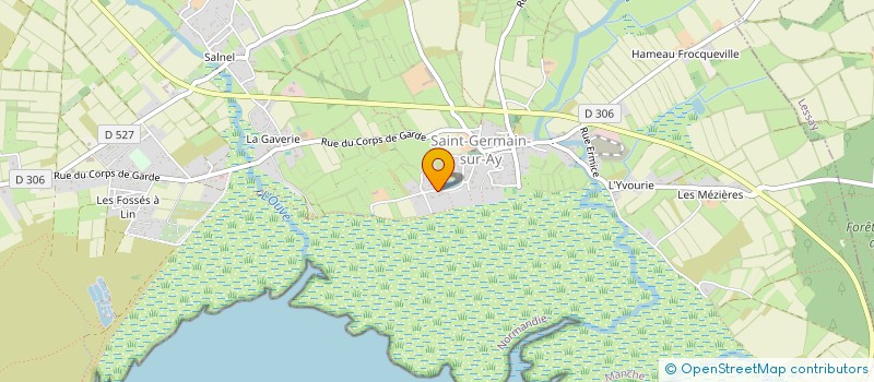 localisation de l'entreprise MONSIEUR FABRICE ERNOUF  SAINT-GERMAIN-SUR-AY