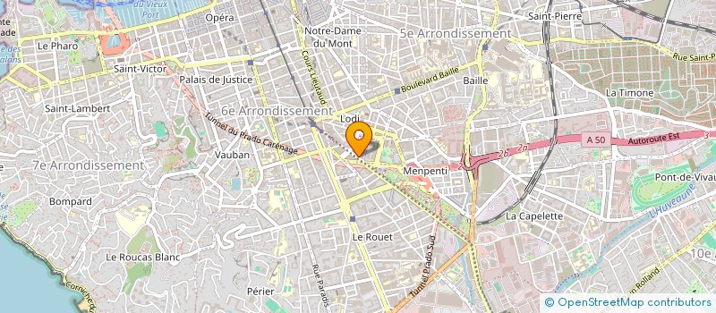 localisation de l'entreprise MONSIEUR FABRICE ERRE à MARSEILLE