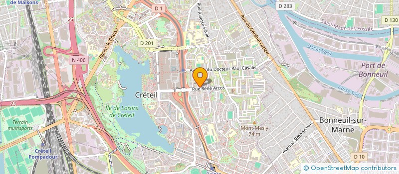 localisation de l'entreprise MONSIEUR FABRICE-ERTONE SAMA  CRETEIL