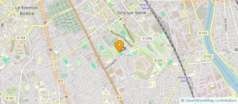 localisation de l'entreprise MONSIEUR FABRICE ESNAULT à IVRY-SUR-SEINE