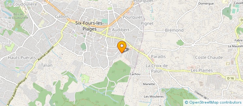 localisation de l'entreprise MONSIEUR FABRICE ESPOSITO à SIX-FOURS-LES-PLAGES