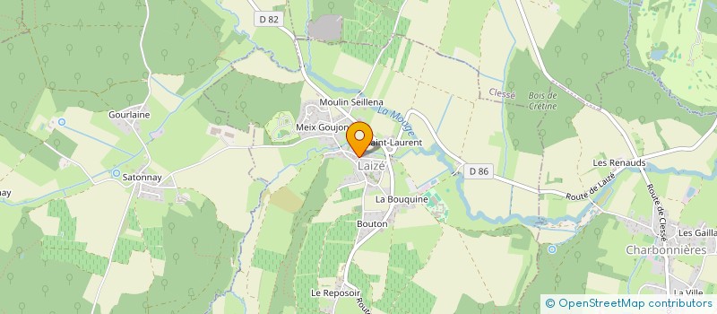 localisation de l'entreprise MONSIEUR FABRICE ESPOSITO  LAIZE